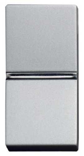 Выключатель кнопочный без рамки ABB Niessen Zenit 1-кл. 1 мод. N2104.7 PL серебро картинка